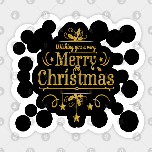 Merry Christmas Sticker by Artistic Design